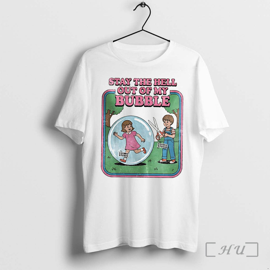 Officials Stay The Hell Out Of My Bubble Premium T Shirts Sweater Hoodie Jpg Unisex T-shirt, Sweatshirt, Hoodie, Long Sleeve Tee - T-Shirt, Sweatshirt, Hoodie