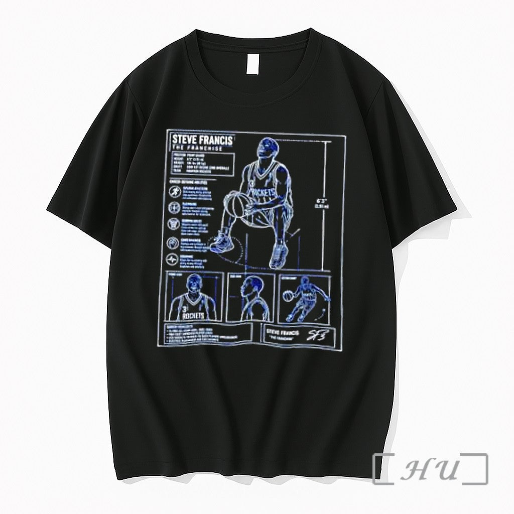 Officials Steve Francis Houston Rockets The Franchise Blueprint Unisex T-shirt, Sweatshirt, Hoodie, Long Sleeve Tee - T-Shirt, Sweatshirt, Hoodie