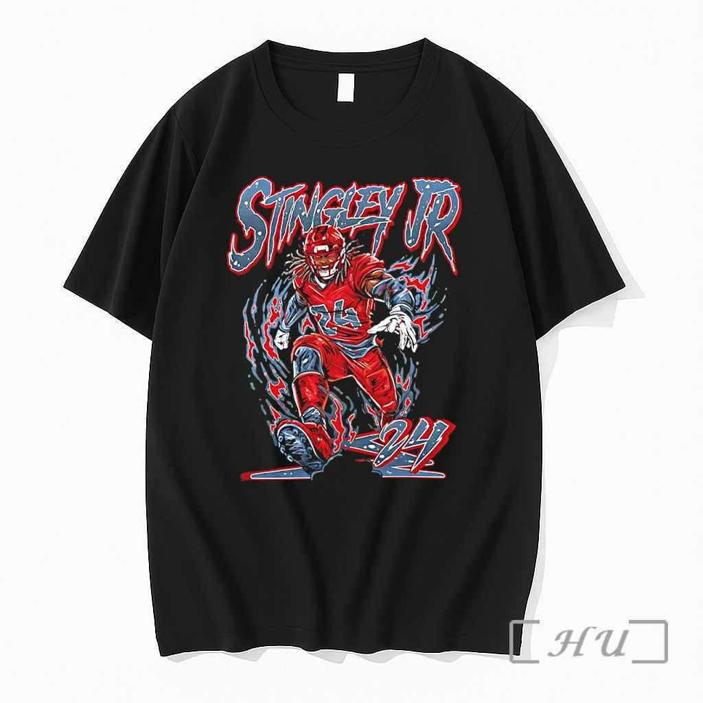 Officials Stingley Jr 24 Houston Texans Football Player Unisex T-shirt, Sweatshirt, Hoodie, Long Sleeve Tee - T-Shirt, Sweatshirt, Hoodie