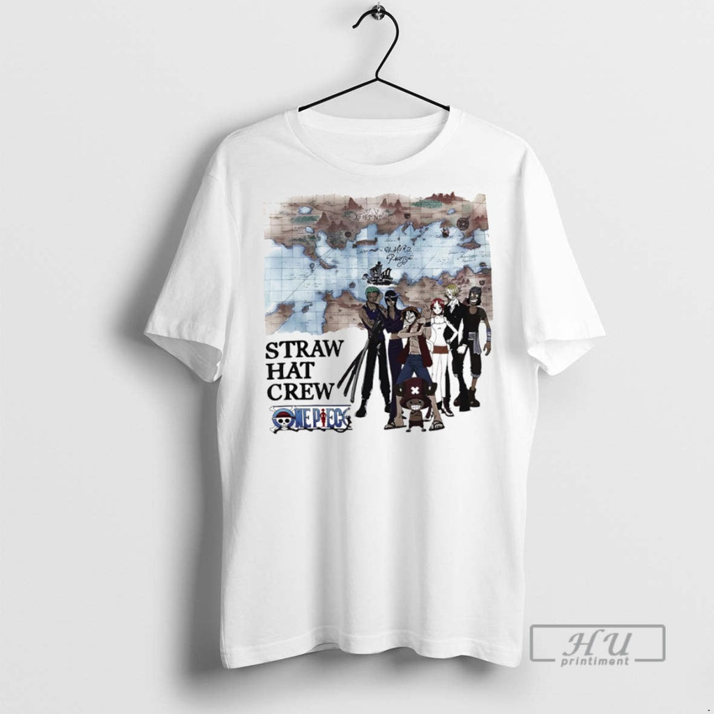 Officials Straw Hat Crew Grand Line Map T Shirt Unisex T-shirt, Sweatshirt, Hoodie, Long Sleeve Tee - T-Shirt, Sweatshirt, Hoodie