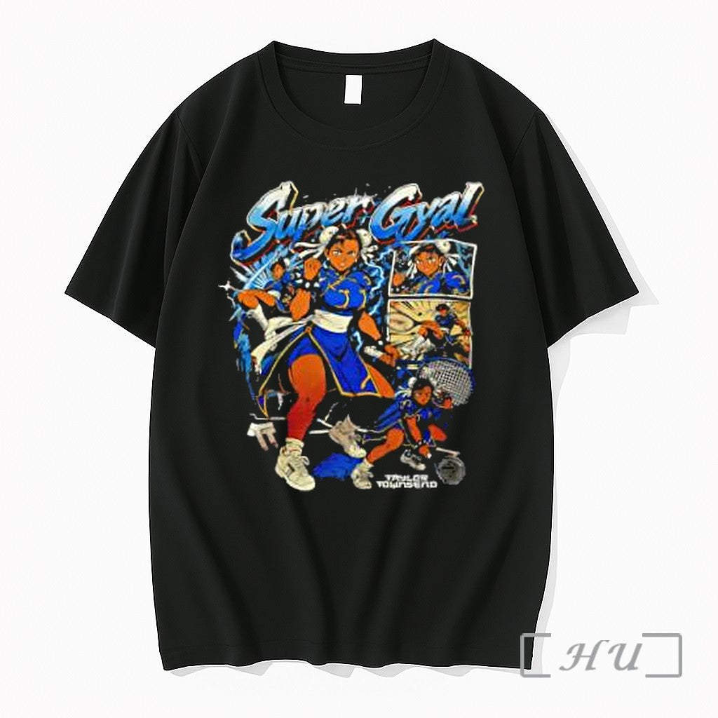 Officials Super Gyal Chun Li Sf Taylor Townsend Tennis Video Game Premium T Shirts Sweater - T-Shirt, Sweatshirt, Hoodie