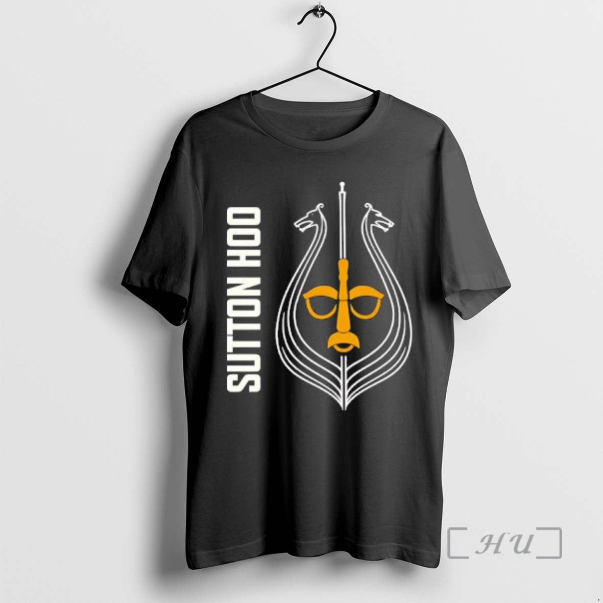 Officials Sutton Hoo A Stylized Image Of A Viking Ship Logo Premium T Shirts Sweater Unisex T-shirt, Sweatshirt, Hoodie, Long Sleeve Tee - T-Shirt, Sweatshirt, Hoodie