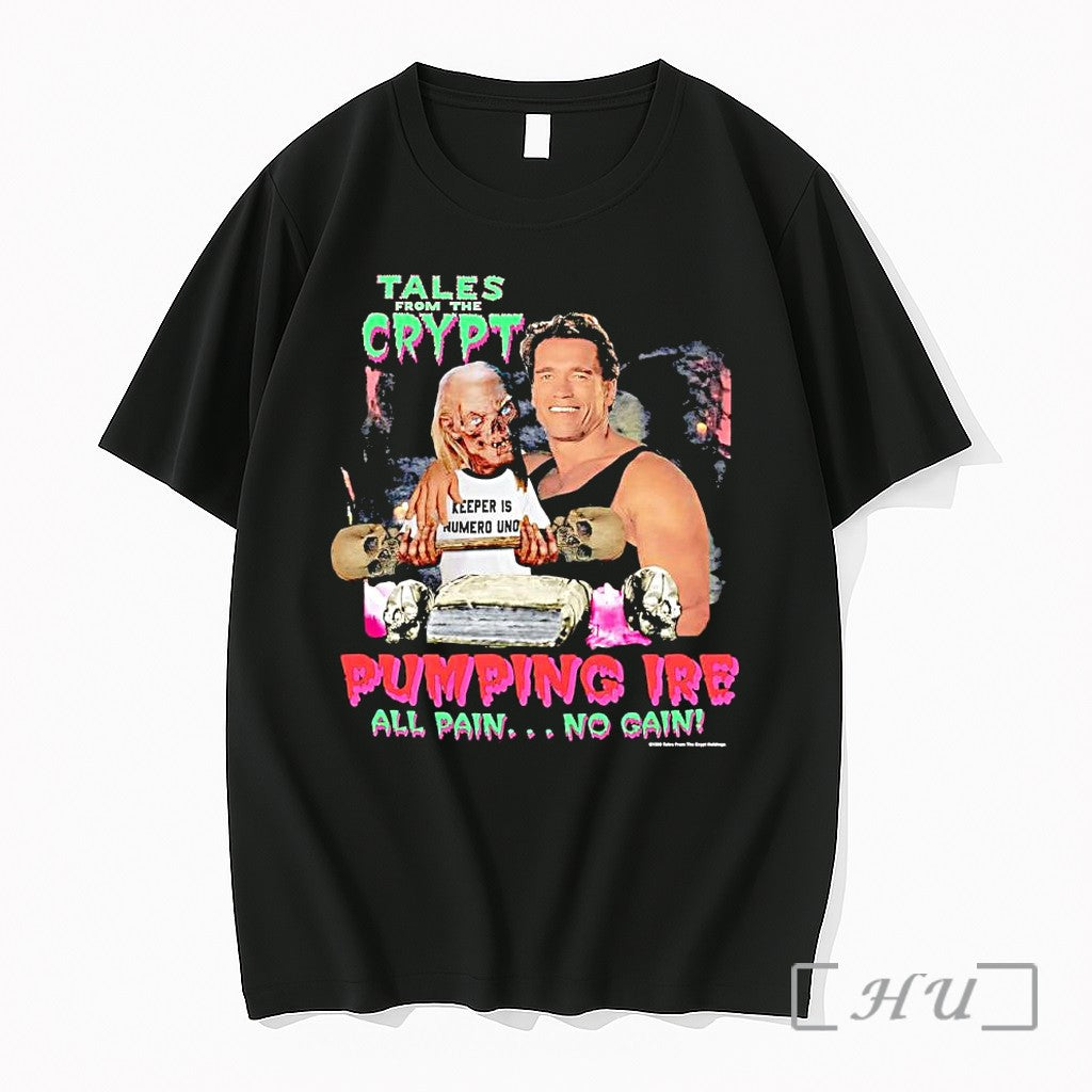 Officials Tales From The Crypt Crypt Pumping Ire Bodybuilding Horror Unisex T-shirt, Sweatshirt, Hoodie, Long Sleeve Tee - T-Shirt, Sweatshirt, Hoodie