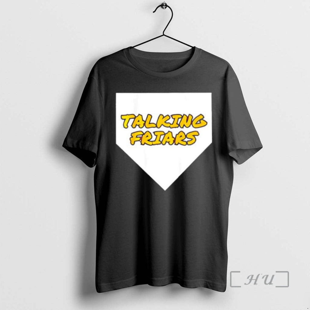 Officials Talking Friars Home Plate Logo Unisex T-shirt, Sweatshirt, Hoodie, Long Sleeve Tee - T-Shirt, Sweatshirt, Hoodie