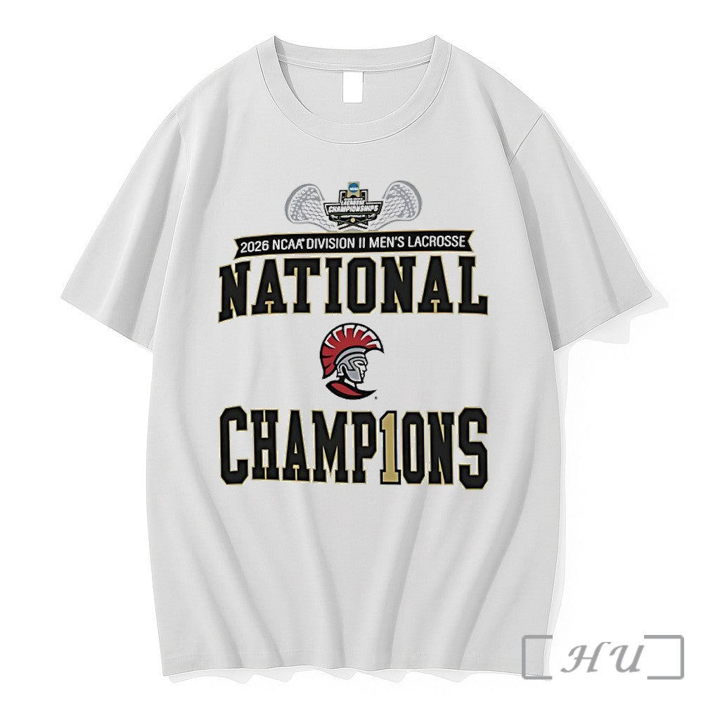 Officials Tampa Spartans 2026 Ncaa Dii Mens Lacrosse National Champions Unisex T-shirt, Sweatshirt, Hoodie, Long Sleeve Tee - T-Shirt, Sweatshirt, Hoodie