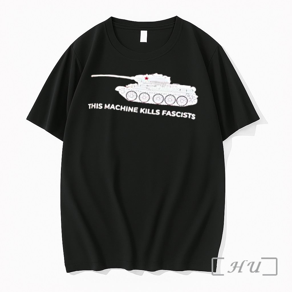 Officials Tank This Machine Kills Fascists Premium T Shirts Sweater Hoodie Jpg Unisex T-shirt, Sweatshirt, Hoodie, Long Sleeve Tee - T-Shirt, Sweatshirt, Hoodie