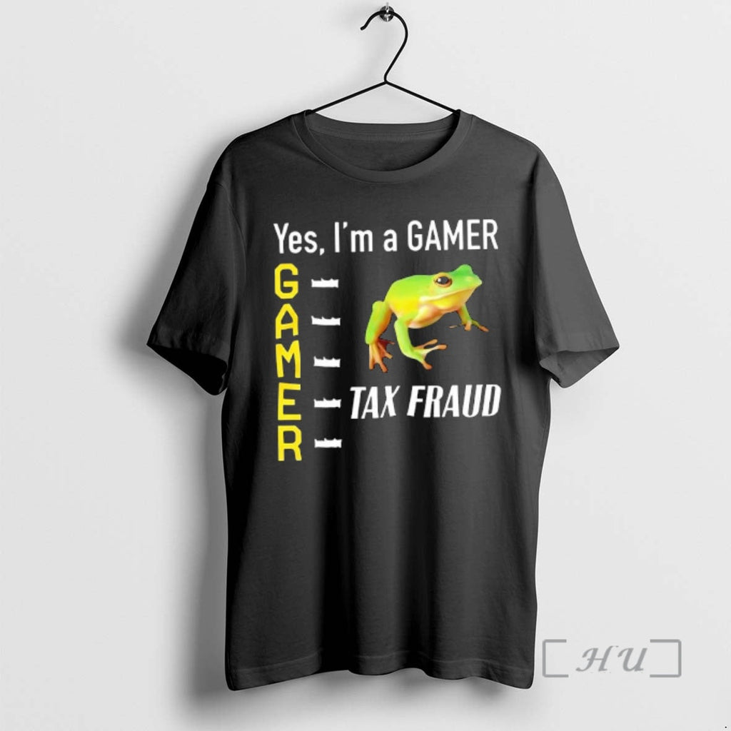 Officials Tax Fraud Gamer Yes Im Gamer Frog T-Shirts, Hoodie, Sweatshirt - T-Shirt, Sweatshirt, Hoodie