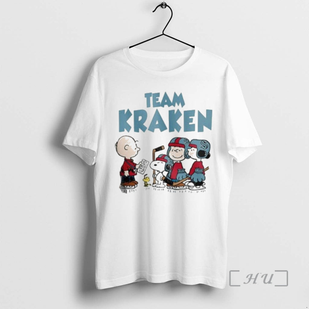 Officials Team Seattle Kraken Peanuts Hockey T-Shirts, Hoodie, Sweatshirt - T-Shirt, Sweatshirt, Hoodie