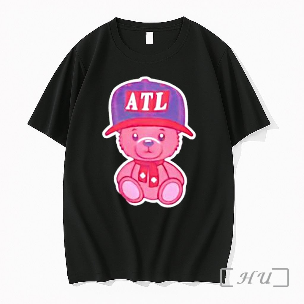Officials Teddy Bear Atlanta Braves Baseball Atl Cap Scarf Unisex T-shirt, Sweatshirt, Hoodie, Long Sleeve Tee - T-Shirt, Sweatshirt, Hoodie