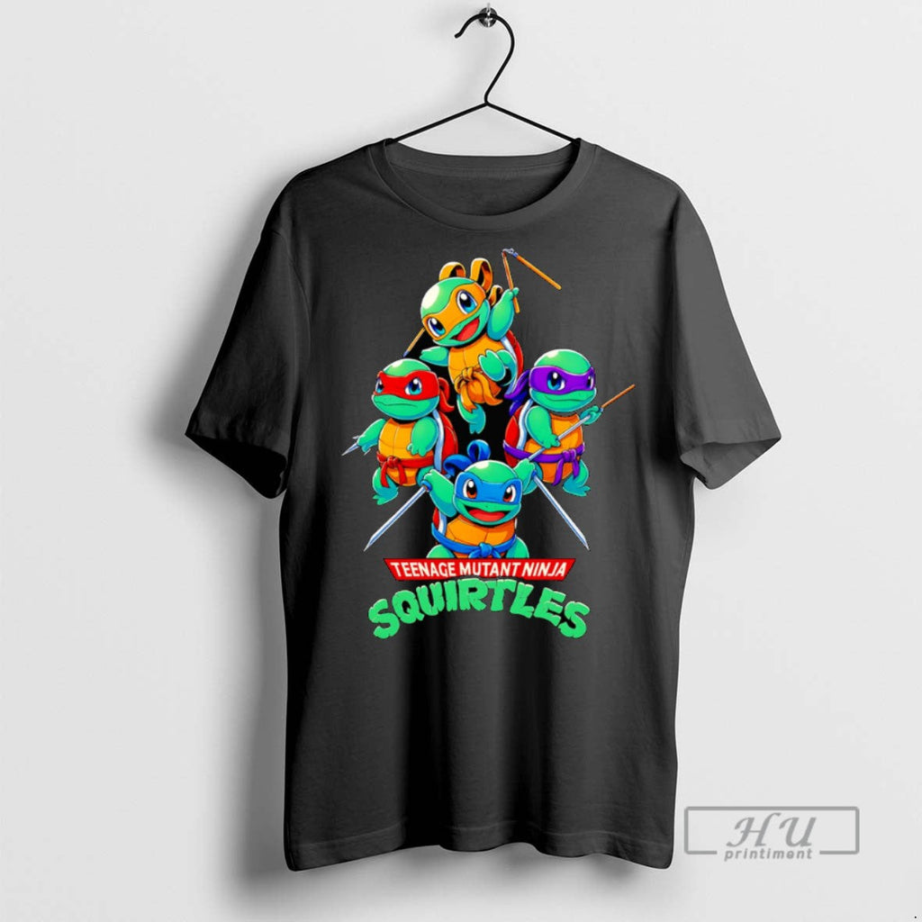 Officials Teenage Mutant Ninja Squirtles Chibi T Shirt Unisex T-shirt, Sweatshirt, Hoodie, Long Sleeve Tee - T-Shirt, Sweatshirt, Hoodie