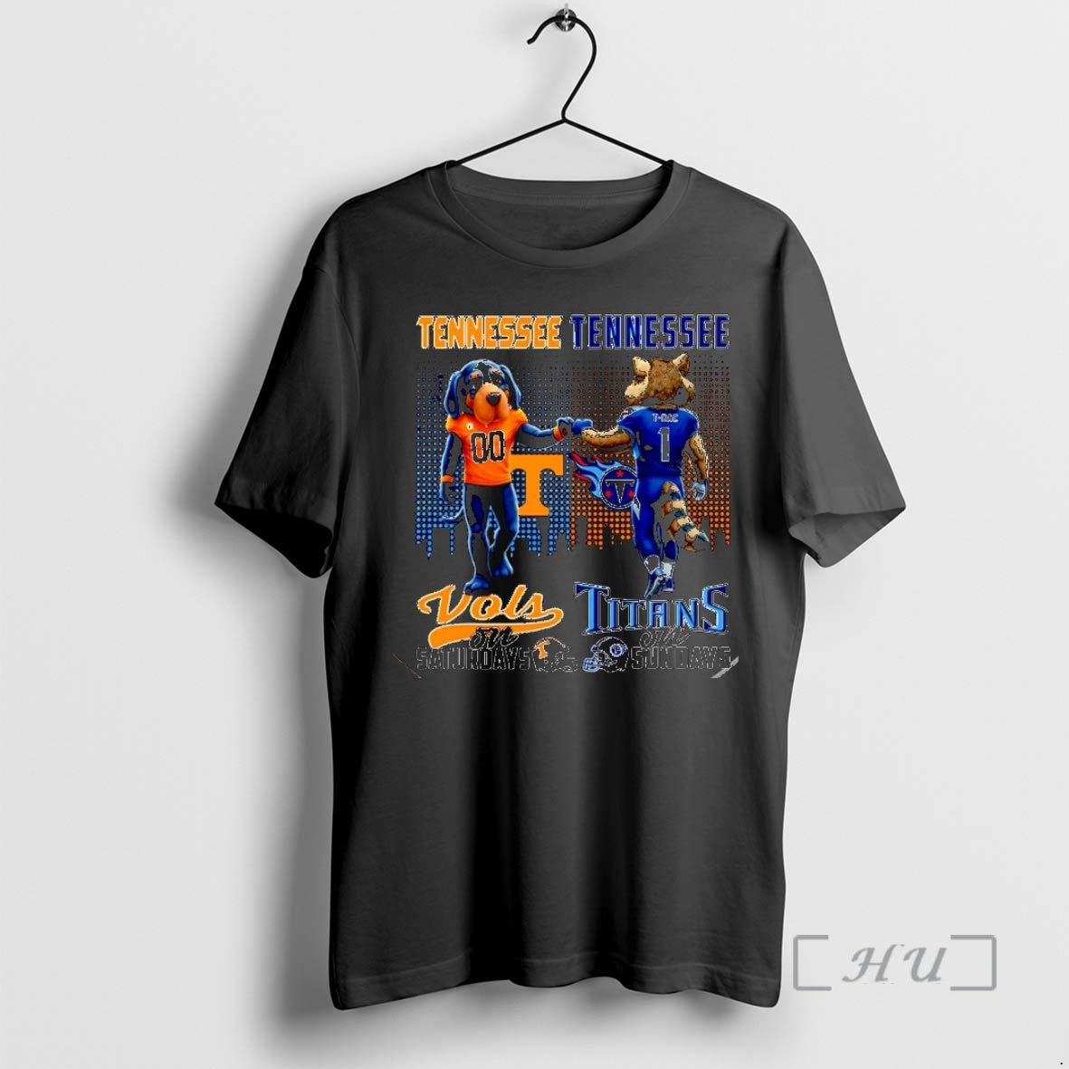 Officials Tennessee Volunteers Saturdays Vs Tennessee Titans Sundays Mascot City Skyline T-Shirts, Hoodie, Sweatshirt - T-Shirt, Sweatshirt, Hoodie