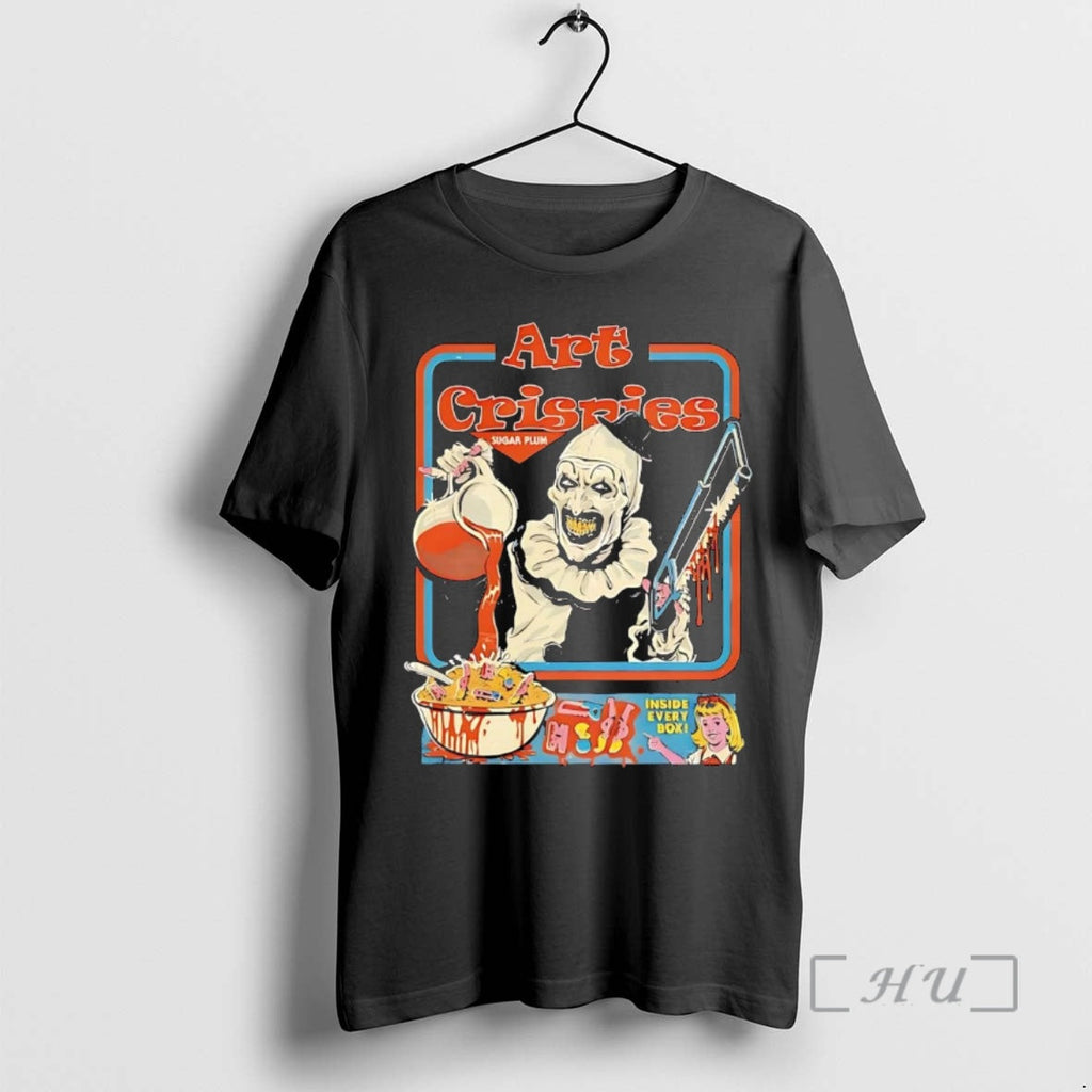 Officials Terrifier Art Crispies Cereal Inside Every Box T-Shirts, Hoodie, Sweatshirt - T-Shirt, Sweatshirt, Hoodie