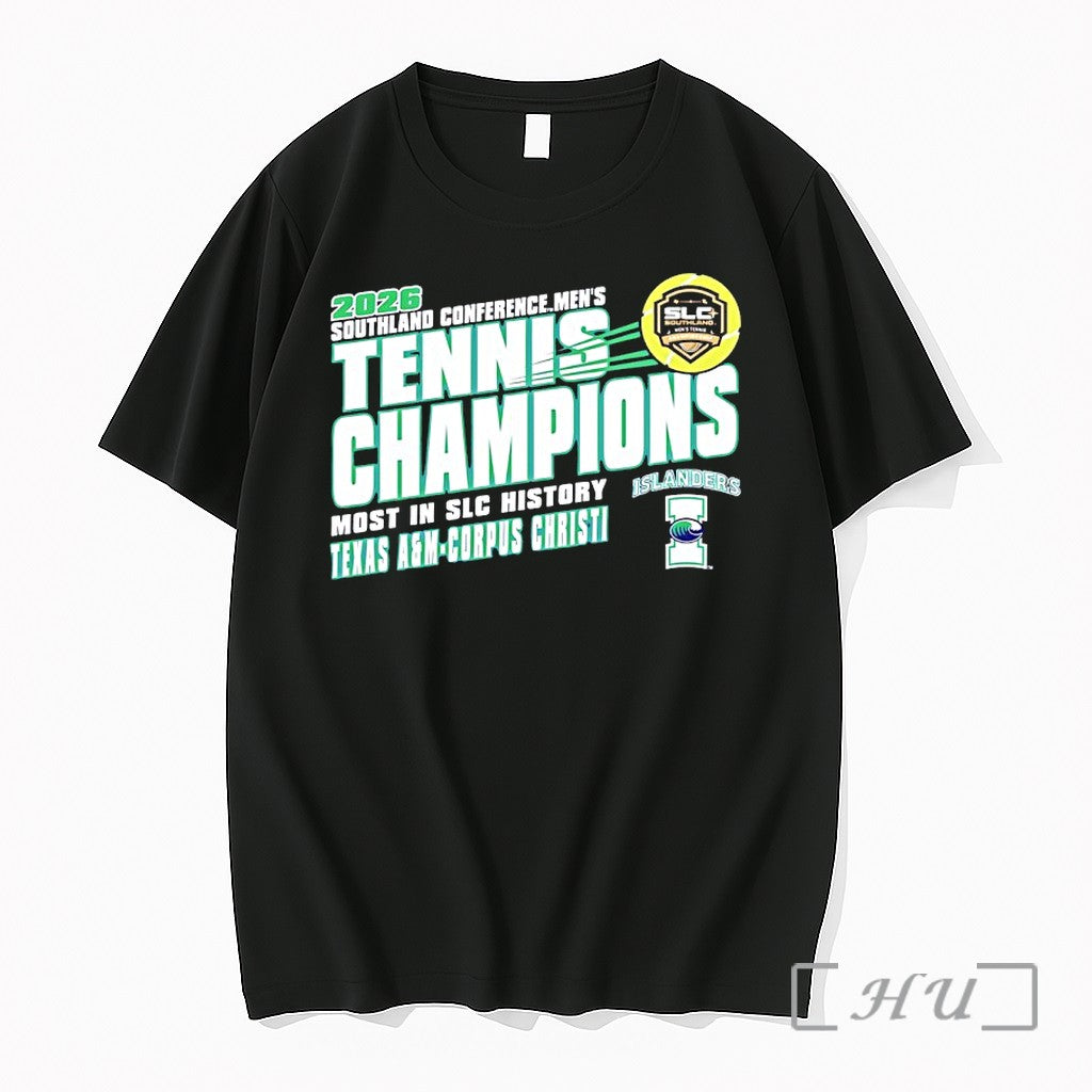 Officials Texas Am Corpus Christi 2026 Southland Conference Mens Tennis Champions Premium T Shirts Sweater - T-Shirt, Sweatshirt, Hoodie