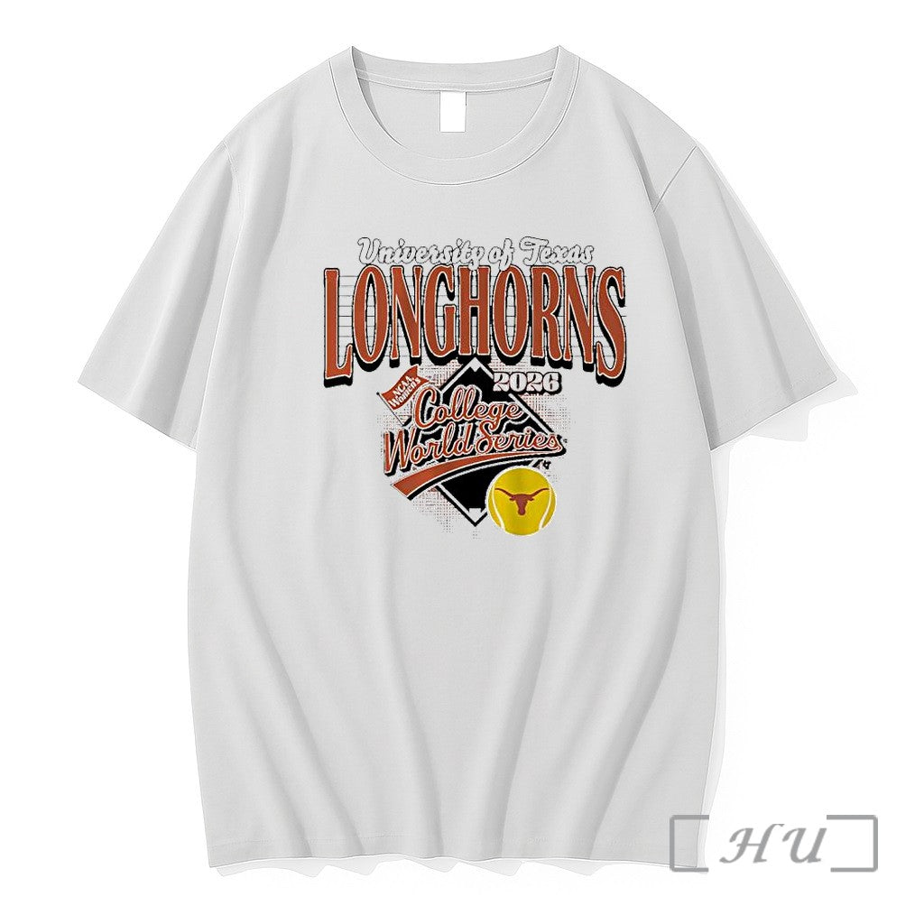 Officials Texas Longhorns Ncaa Womens College World Series 2026 Collegiate Softball Premium T Shirts Sweater - T-Shirt, Sweatshirt, Hoodie