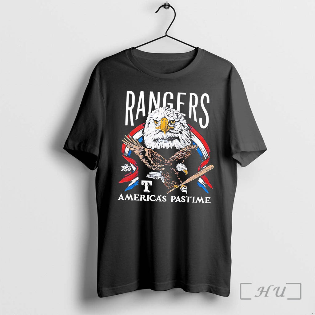 Officials Texas Rangers Americas Pastime 250th Tri Blend Tee Unisex T-shirt, Sweatshirt, Hoodie, Long Sleeve Tee - T-Shirt, Sweatshirt, Hoodie