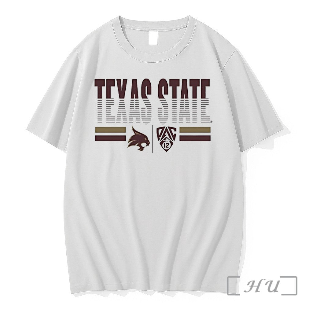 Officials Texas State University Pac 12 2026 Unisex T-shirt, Sweatshirt, Hoodie, Long Sleeve Tee - T-Shirt, Sweatshirt, Hoodie