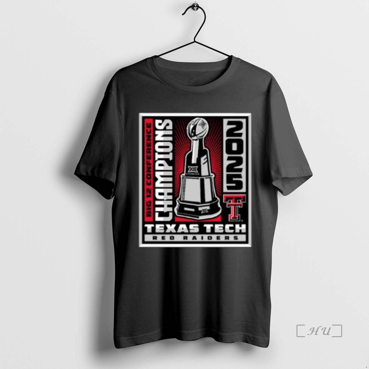 Officials Texas Tech Red Raiders 2025 Big 12 Champions Winner Win Trophy Circle Black T-Shirts, Hoodie, Sweatshirt - T-Shirt, Sweatshirt, Hoodie