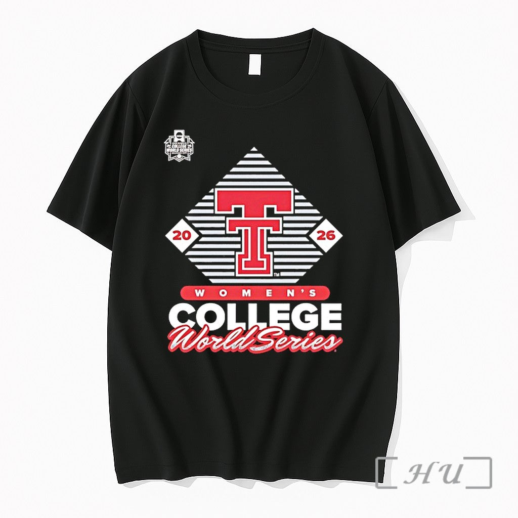 Officials Texas Tech Red Raiders 2026 Ncaa Softball Womens College World Series Premium T Shirts - T-Shirt, Sweatshirt, Hoodie