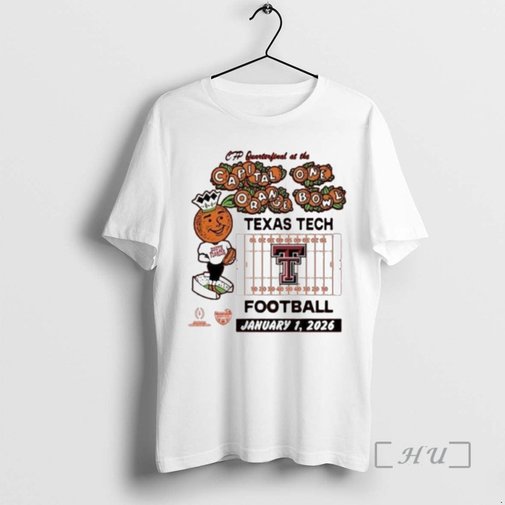 Officials Texas Tech Red Raiders 2026 Orange Bowl January 1st T-Shirts, Hoodie, Sweatshirt - T-Shirt, Sweatshirt, Hoodie