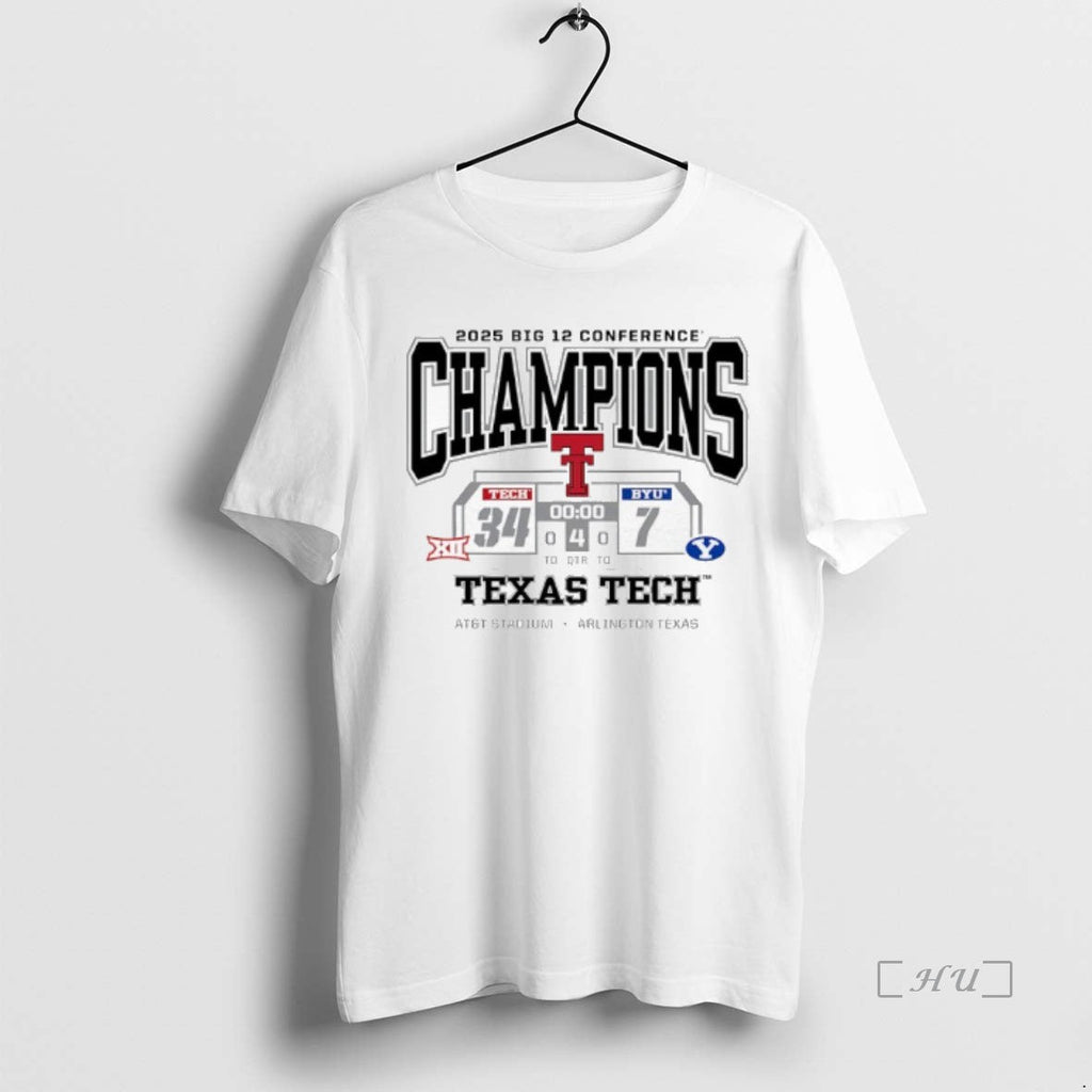 Officials Texas Tech Red Raiders Beat Byu Cougars Big 12 Conference Champions 2025 T-Shirts, Hoodie, Sweatshirt - T-Shirt, Sweatshirt, Hoodie