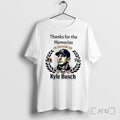 Officials Thanks For The Memories In Honor Of Kyle Busch Rowdy Tee Premium T Shirts Unisex T-shirt, Sweatshirt, Hoodie, Long Sleeve Tee - T-Shirt, Sweatshirt, Hoodie