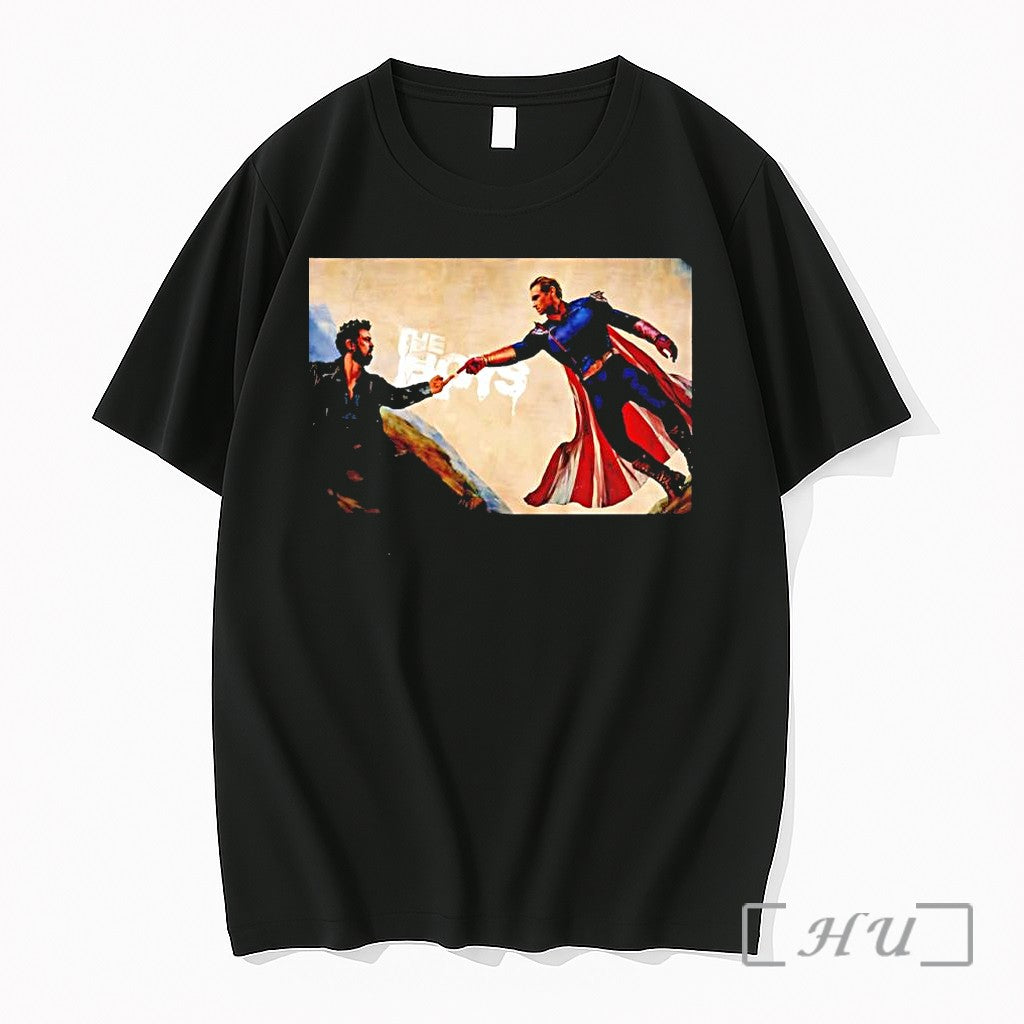 Officials The Boys Billy Butcher Homelander Creation Af Adam Middle Finger Meme Premium T Shirts - T-Shirt, Sweatshirt, Hoodie
