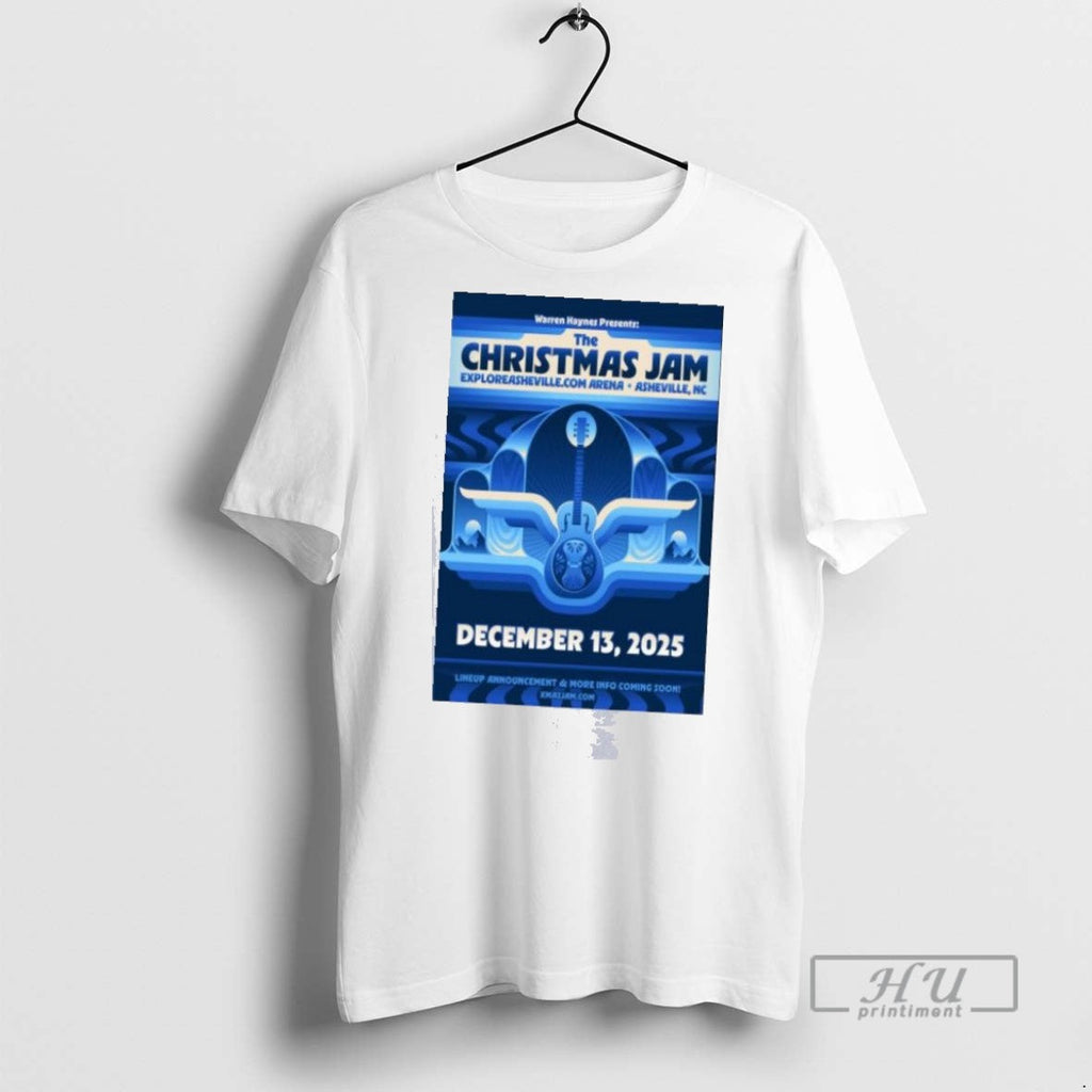 Officials The Christmas Jam In Asheville Nc Event Dec 13 2025 T Shirt Unisex T-shirt, Sweatshirt, Hoodie, Long Sleeve Tee - T-Shirt, Sweatshirt, Hoodie