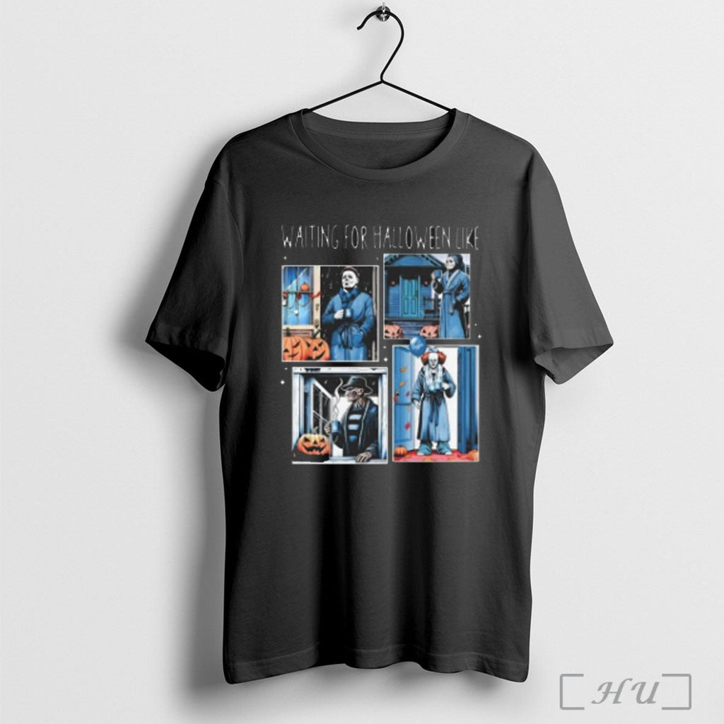 Officials The Horror Movie X Los Angeles Dodgers Waiting For Halloween Like 2025 Unisex T-shirt, Sweatshirt, Hoodie, Long Sleeve Tee - T-Shirt, Sweatshirt, Hoodie