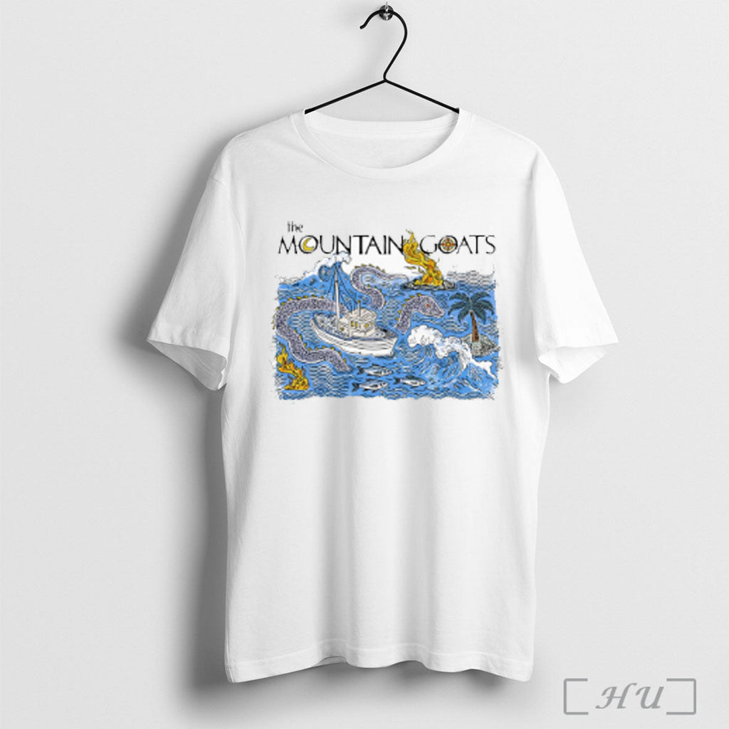 Officials The Mountain Goats Sea Monster Ivory T Shirt Unisex T-shirt, Sweatshirt, Hoodie, Long Sleeve Tee - T-Shirt, Sweatshirt, Hoodie
