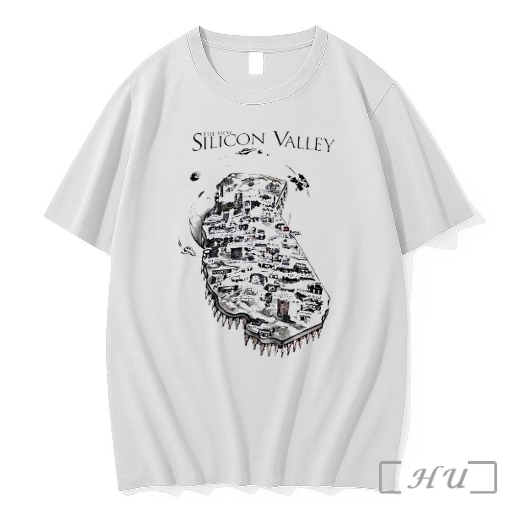 Officials The New Silicon Valley Future Tech Map Chip Unisex T-shirt, Sweatshirt, Hoodie, Long Sleeve Tee - T-Shirt, Sweatshirt, Hoodie