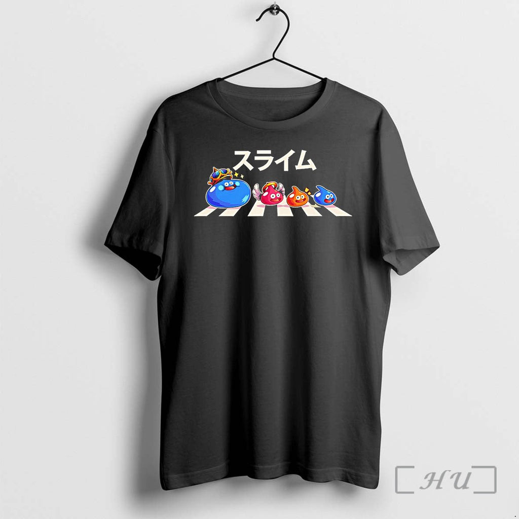 Officials The Slimes Jp King Slime Smaller Slimes Crossing Abbey Road Premium T Shirts Sweater - T-Shirt, Sweatshirt, Hoodie