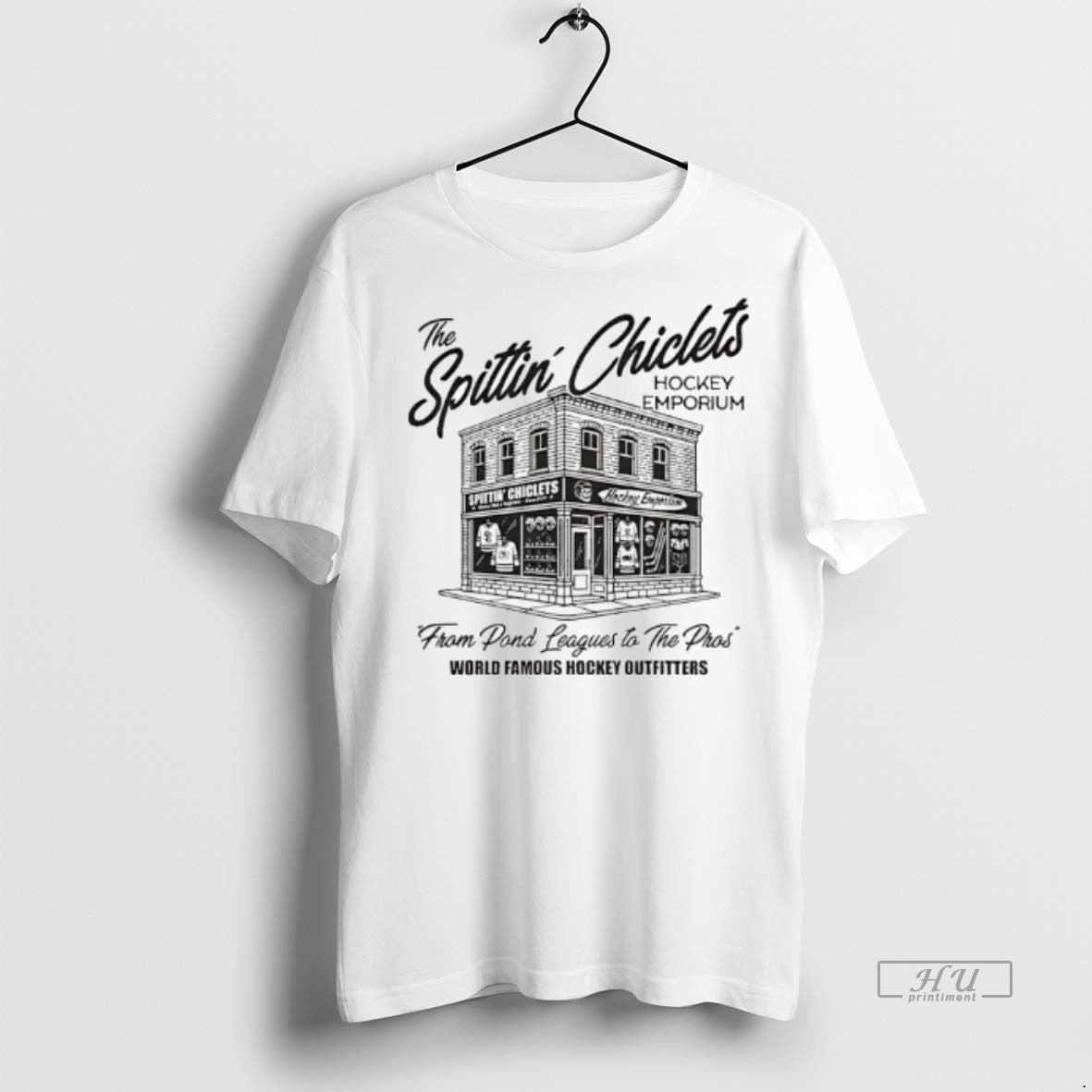 Officials The Spittin Chiclets Hockey Emporium From Pond Leagues To The Pros World Famous Hockey - T-Shirt, Sweatshirt, Hoodie