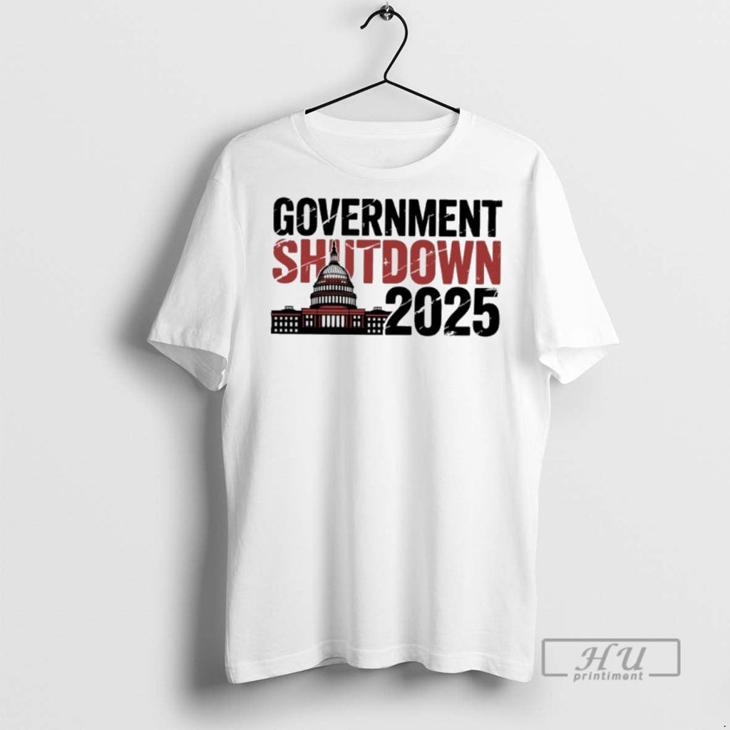 Officials The White House Government Shutdown 2025 T Shirt Unisex T-shirt, Sweatshirt, Hoodie, Long Sleeve Tee - T-Shirt, Sweatshirt, Hoodie