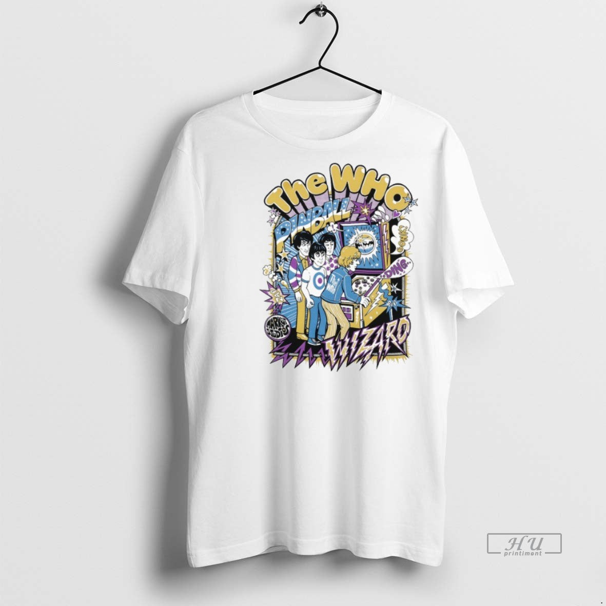 Officials The Who X Market Pinball Players Wizard Shirt Sweater Unisex T-shirt, Sweatshirt, Hoodie, Long Sleeve Tee - T-Shirt, Sweatshirt, Hoodie