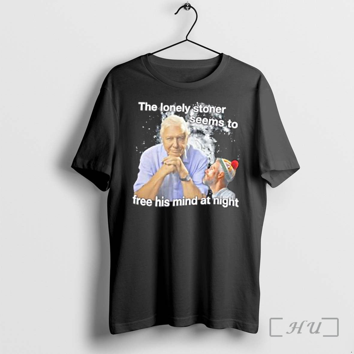Officials The Lonely Stoner Seems To Free His Mind At Night Premium T Shirts Sweater Unisex T-shirt, Sweatshirt, Hoodie, Long Sleeve Tee - T-Shirt, Sweatshirt, Hoodie
