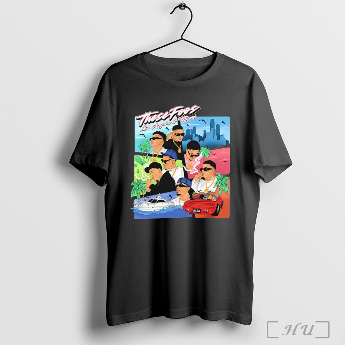 Officials These Foos Los Angeles To Miami T Shirt Unisex T-shirt, Sweatshirt, Hoodie, Long Sleeve Tee - T-Shirt, Sweatshirt, Hoodie