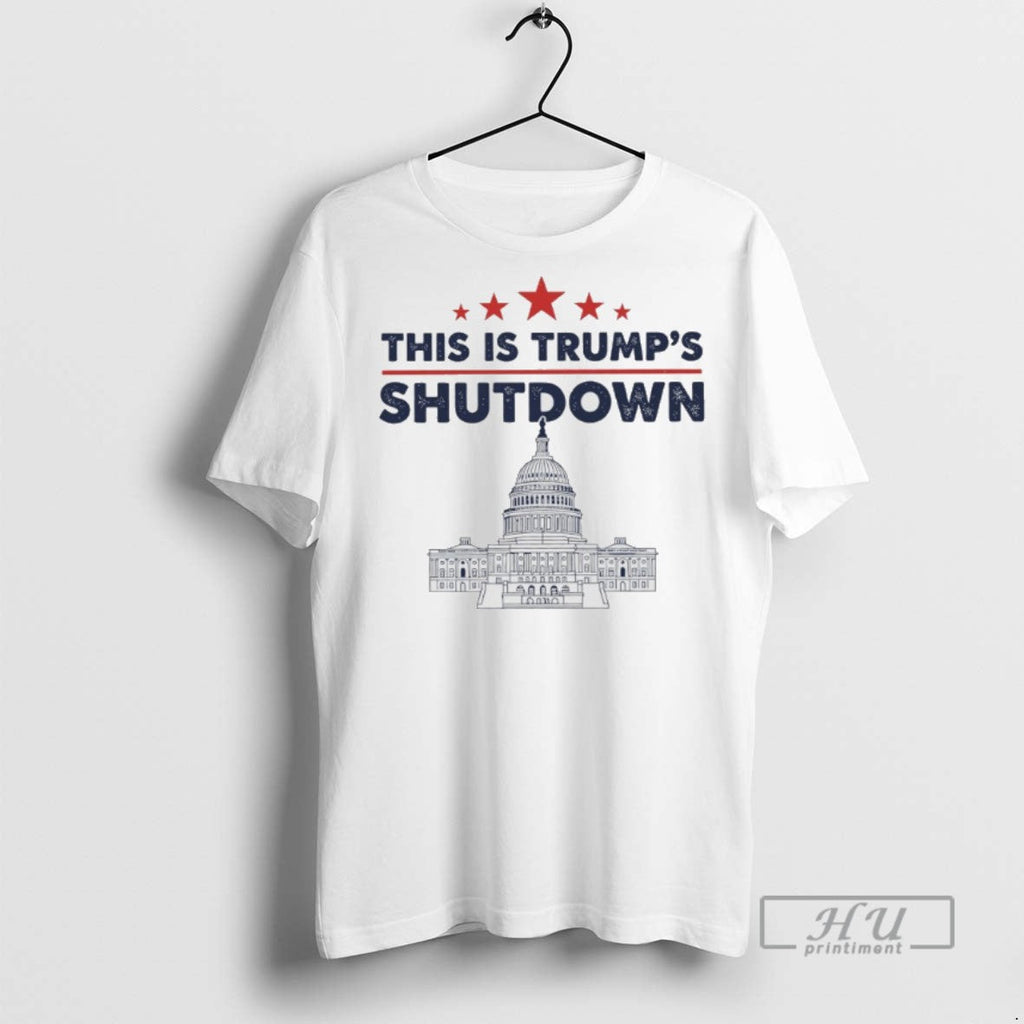 Officials This Is Trump Government Shutdown 2025 White House T Shirts Unisex T-shirt, Sweatshirt, Hoodie, Long Sleeve Tee - T-Shirt, Sweatshirt, Hoodie