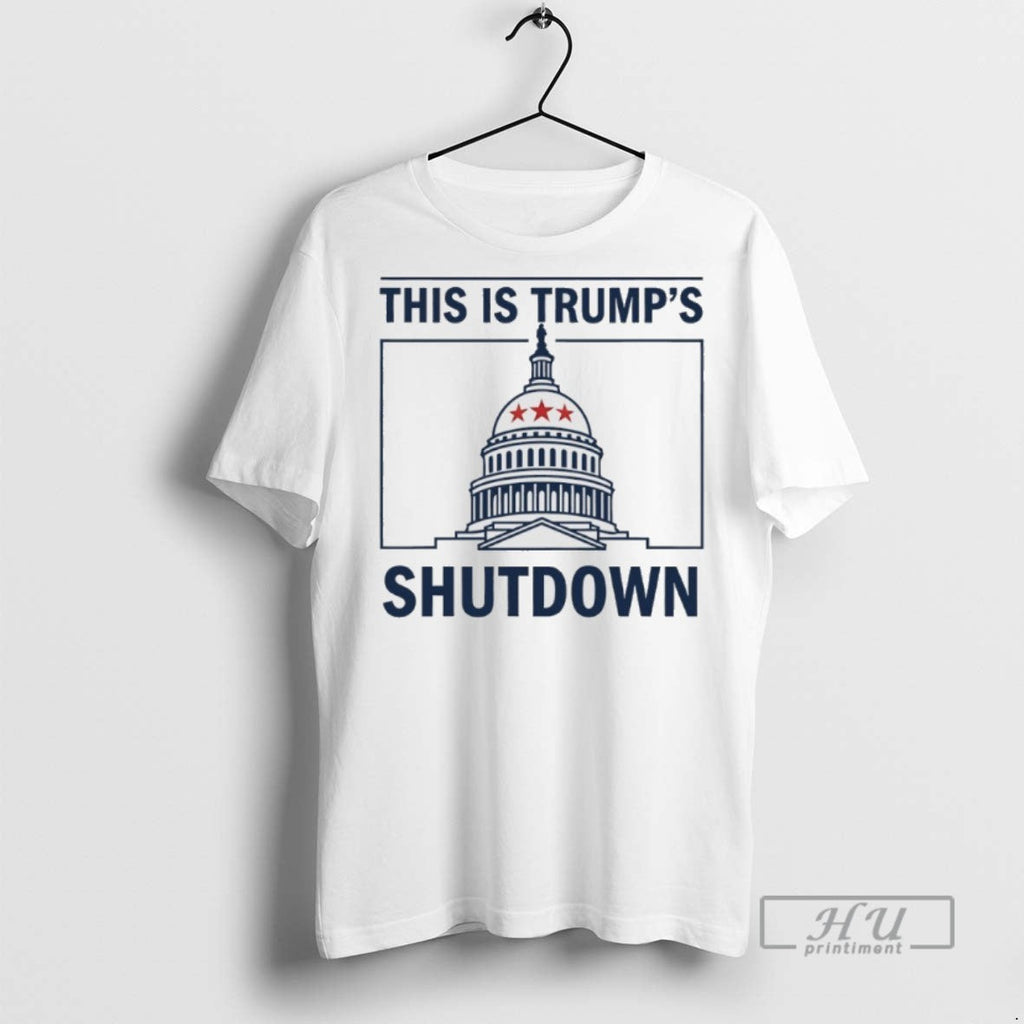 Officials This Is Trump Shutdown White House 2025 T Shirts Unisex T-shirt, Sweatshirt, Hoodie, Long Sleeve Tee - T-Shirt, Sweatshirt, Hoodie