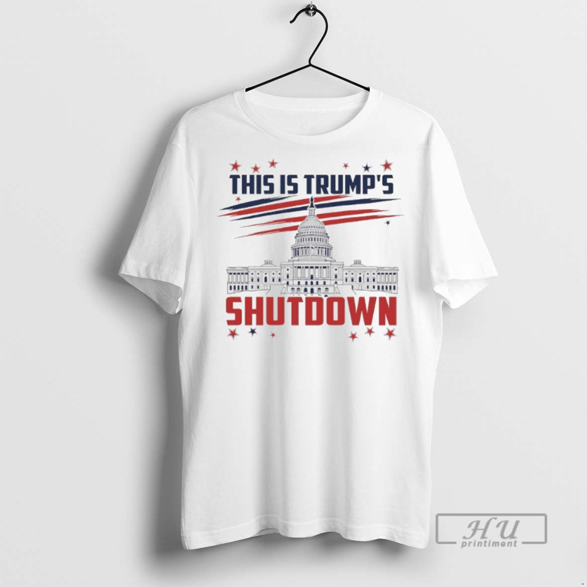 Officials This Is Trumps White House Government Shutdown 2025 T Shirts Unisex T-shirt, Sweatshirt, Hoodie, Long Sleeve Tee - T-Shirt, Sweatshirt, Hoodie