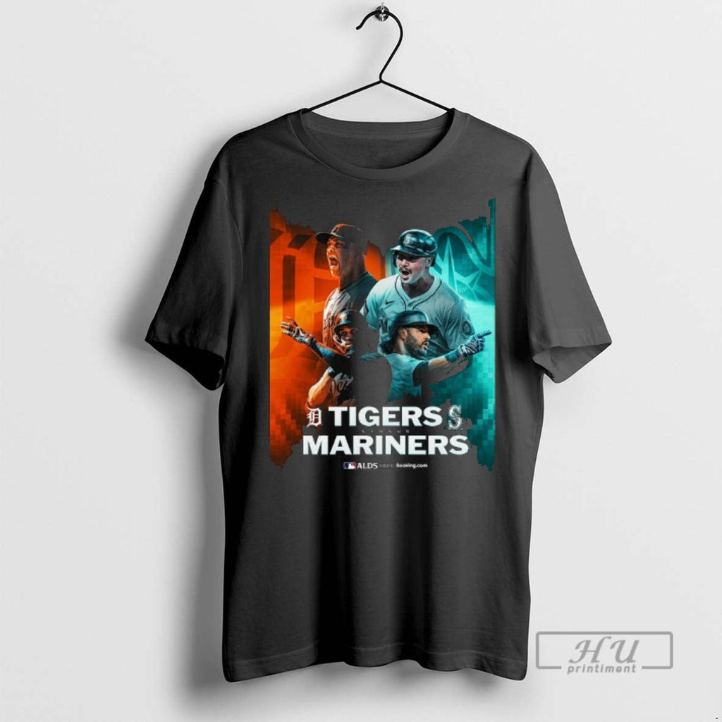 Officials Tigers Vs Mariners Alds 2025 T Shirt Unisex T-shirt, Sweatshirt, Hoodie, Long Sleeve Tee - T-Shirt, Sweatshirt, Hoodie