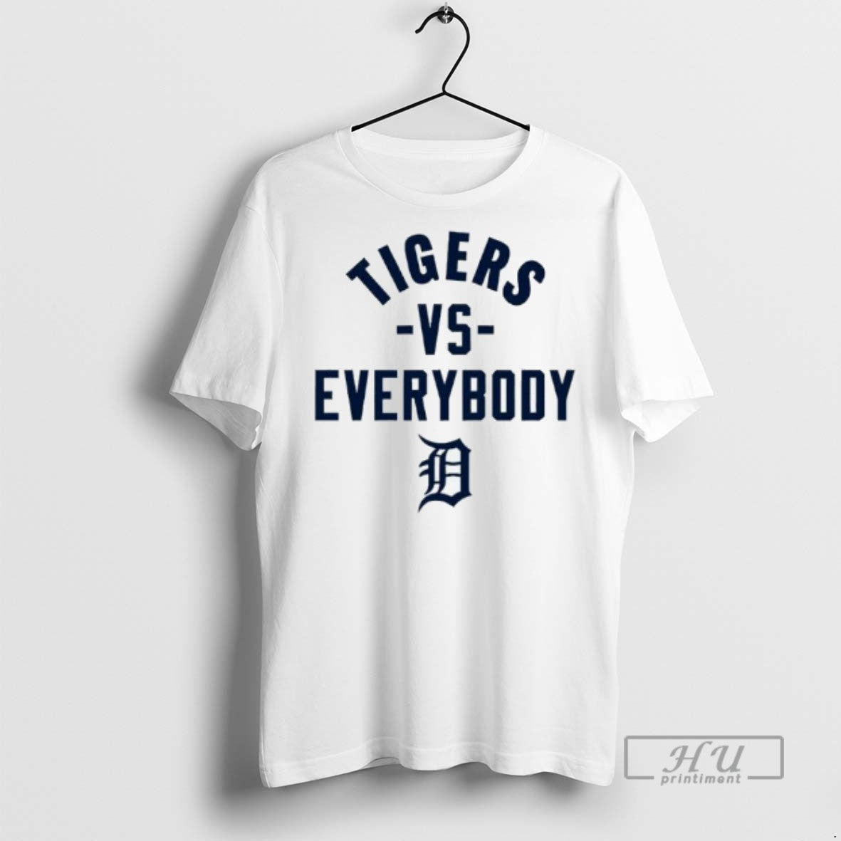 Officials Tigers Vs Everyboody Detroit Tigers Logo T Shirt Unisex T-shirt, Sweatshirt, Hoodie, Long Sleeve Tee - T-Shirt, Sweatshirt, Hoodie