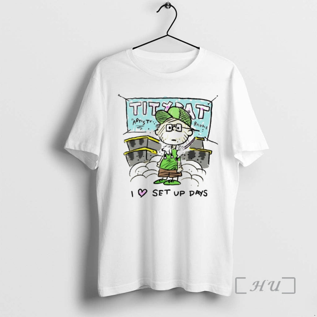 Officials Tiny Rat I Love Set Up Days Characters Unisex T-shirt, Sweatshirt, Hoodie, Long Sleeve Tee - T-Shirt, Sweatshirt, Hoodie