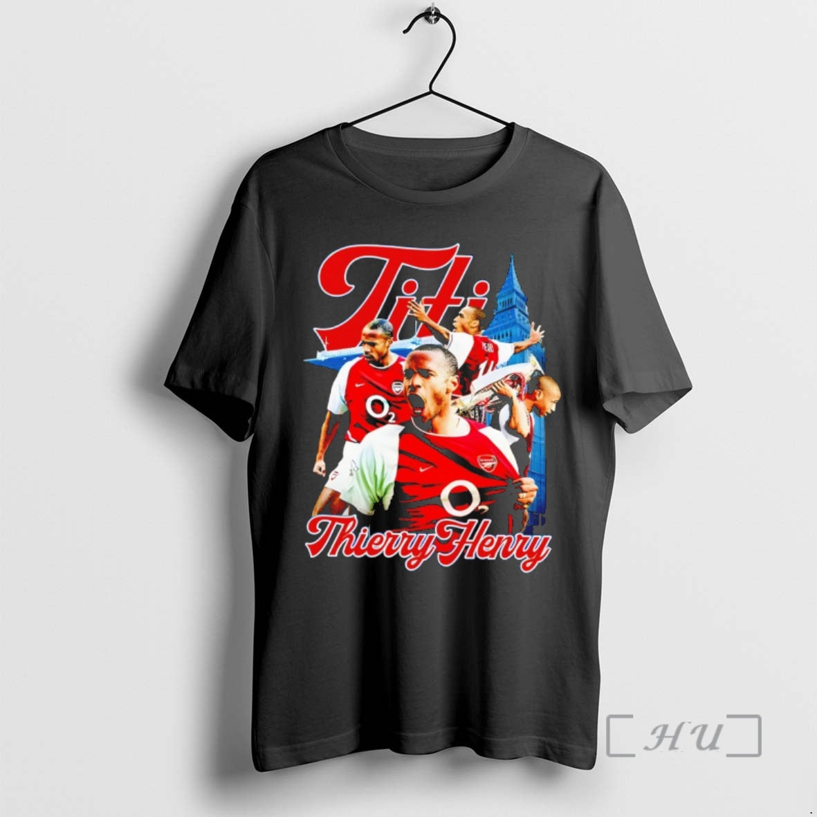 Officials Titi Thierry Henry Arsenal Fc Graphic Vintage Unisex T-shirt, Sweatshirt, Hoodie, Long Sleeve Tee - T-Shirt, Sweatshirt, Hoodie