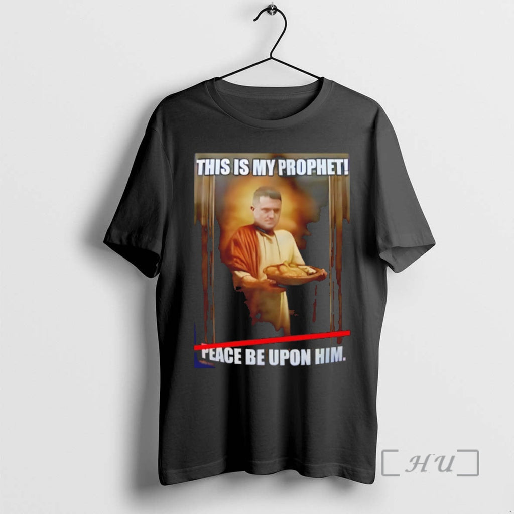Officials Tommy Robinson Jesus This Is My Prophet Peace Be Upon Him Premium T Shirts Unisex T-shirt, Sweatshirt, Hoodie, Long Sleeve Tee - T-Shirt, Sweatshirt, Hoodie