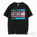 Officials Transgender Rights Lgbtq Queer Pride Youre Focused On The Wrong 1 Premium T Shirts - T-Shirt, Sweatshirt, Hoodie