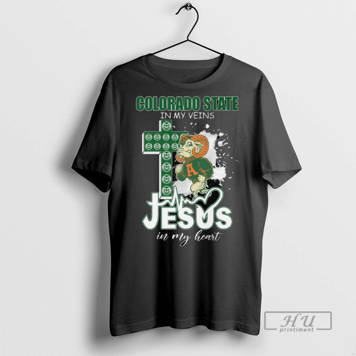 Officials Trending Colorado State Rams In My Veins Jesus In My Heart Mascot Long Sleve Unisex T-shirt, Sweatshirt, Hoodie, Long Sleeve Tee - T-Shirt, Sweatshirt, Hoodie