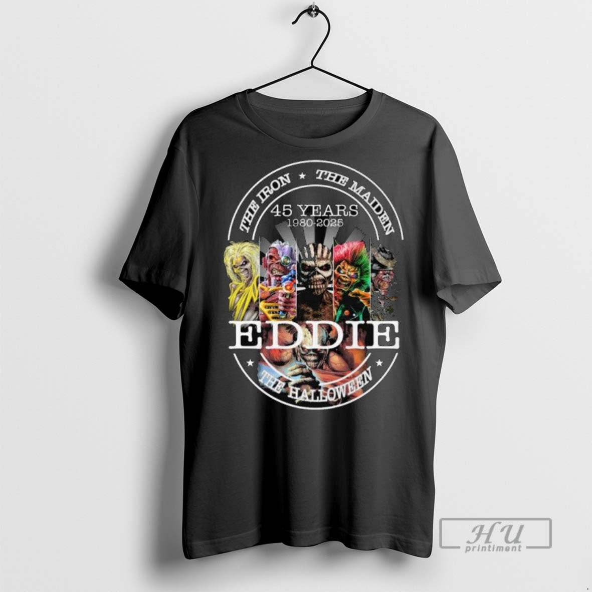 Officials Trending Eddie The Iron The Maiden The Halloween 45 Years 1980 2025 Long Sleve Unisex T-shirt, Sweatshirt, Hoodie, Long Sleeve Tee - T-Shirt, Sweatshirt, Hoodie