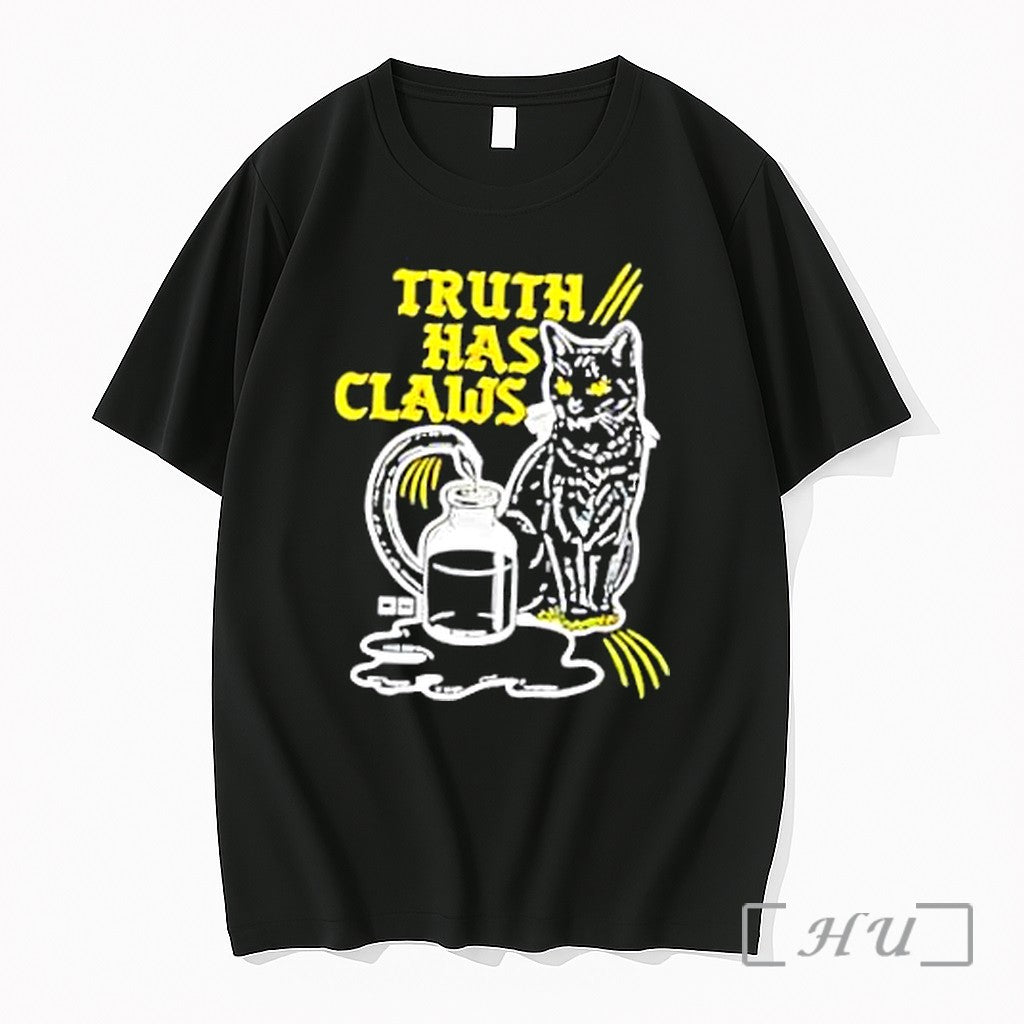Officials Truth Has Claws Cat And Inkwell Premium T Shirts Sweater Hoodie Jpg Unisex T-shirt, Sweatshirt, Hoodie, Long Sleeve Tee - T-Shirt, Sweatshirt, Hoodie