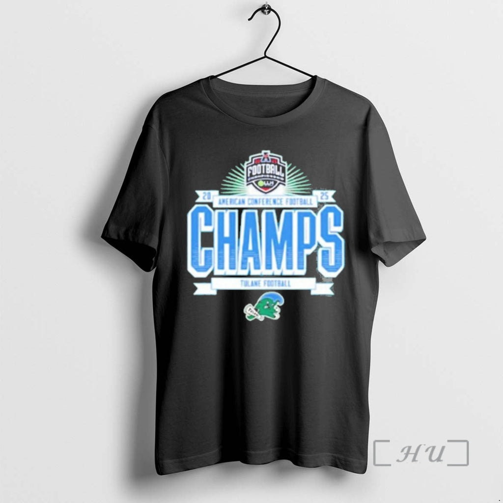 Officials Tulane Green Wave American Conference Football Champions 2025 T-Shirts, Hoodie, Sweatshirt - T-Shirt, Sweatshirt, Hoodie