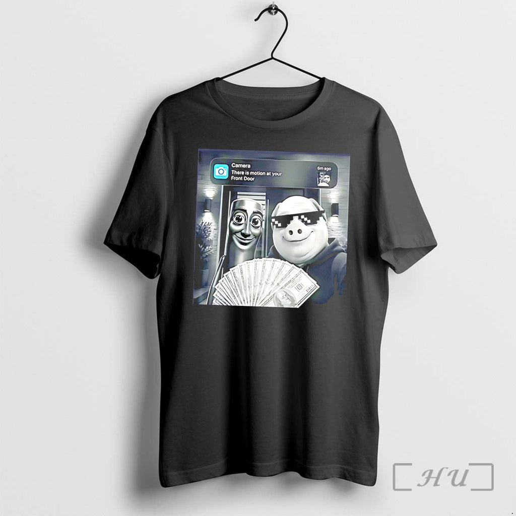 Officials Tung Tung Tung Sahur Featuring John Pork Black Glasses Meme Tee Premium T Shirts - T-Shirt, Sweatshirt, Hoodie